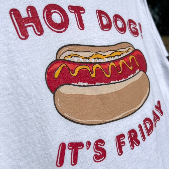 "Hot Dog! It's Friday" Kid's Tee-Shirt - Picture 5 of 10